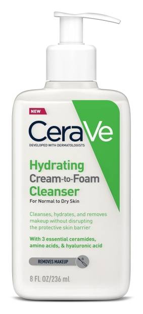 CeraVe適樂膚溫和洗��卸泡沫潔膚乳 236ml