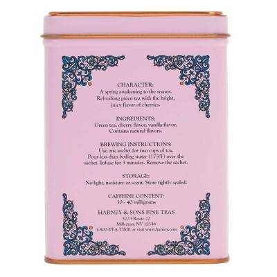 Harney & Sons Cherry Blossom Green Tea (1.4 oz, 20 ct)