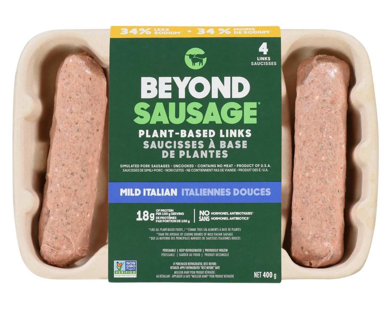 Beyond Meat Mild Italian Beyond Sausage (400 g)