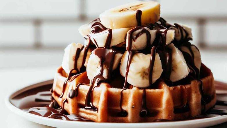 Chocolate Banana Waffle