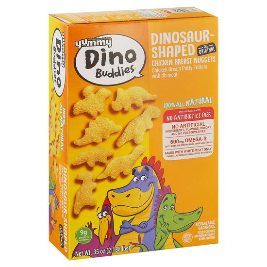 Yummy Dino Buddies the Original Dinosaur Shaped Chicken Nuggets (35 oz)