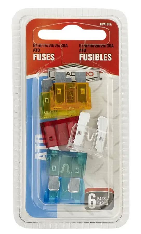 Road Pro RPATOFA Ato Fuse Assorted - 6 Pack