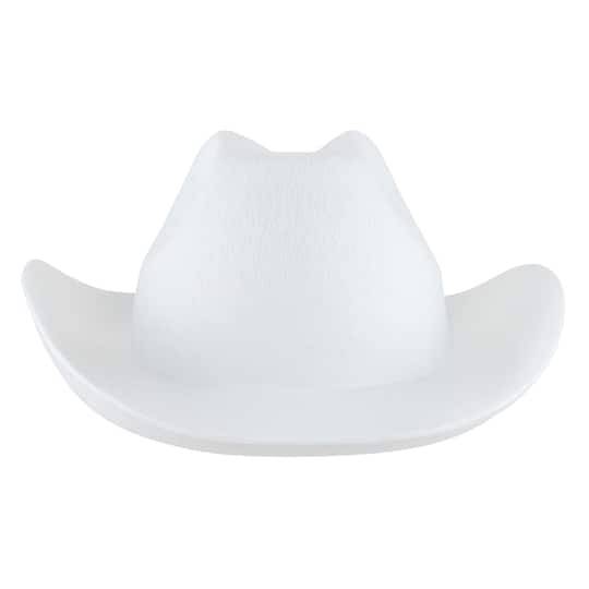 Michaels Felt Cowboy Hat By Make Market, 15" x 11.8" x 5.3" , White