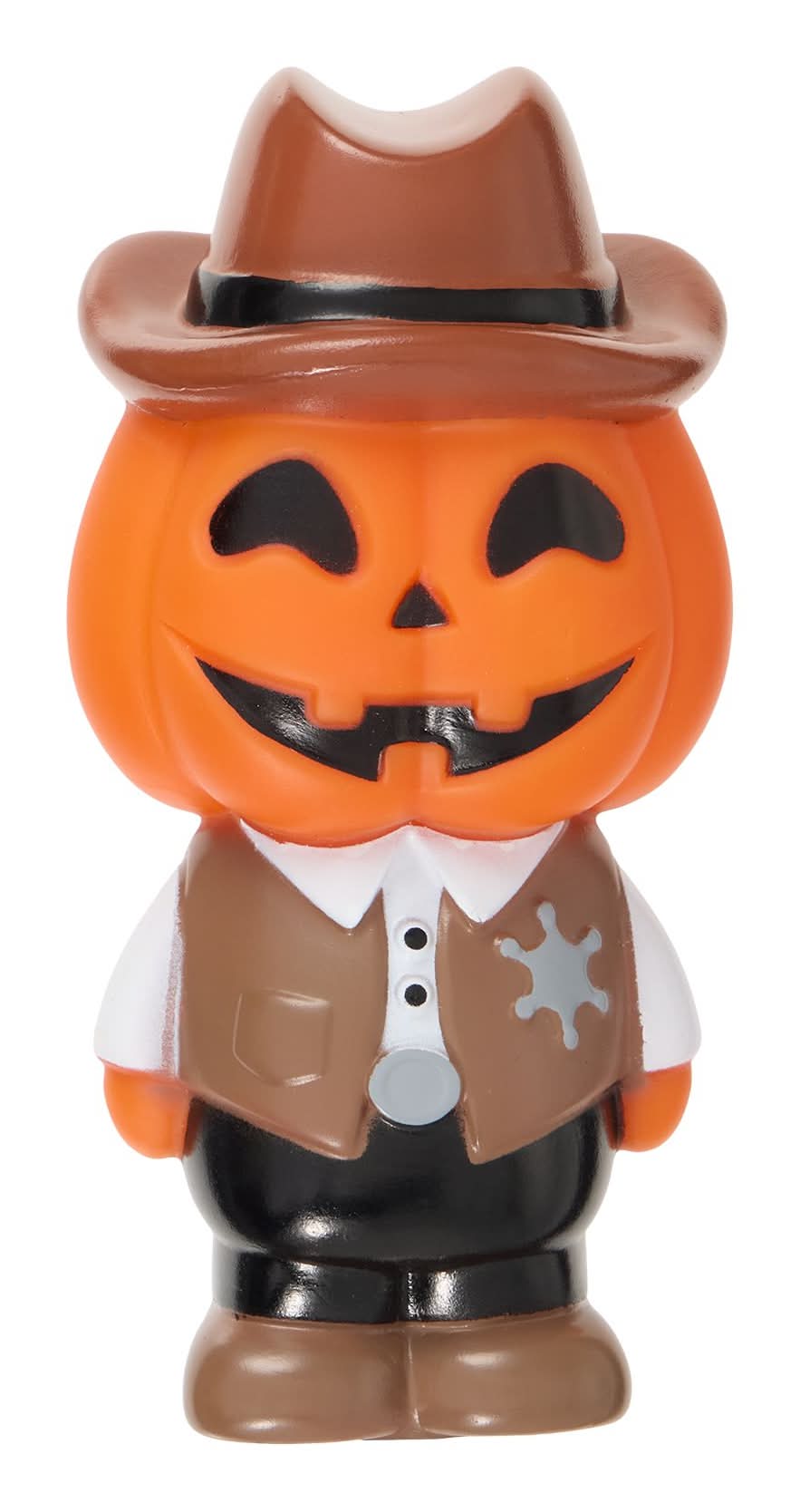 Thrills & Chills™ Halloween  Vinyl Pumpkin Dog Toy (Color: Orange)