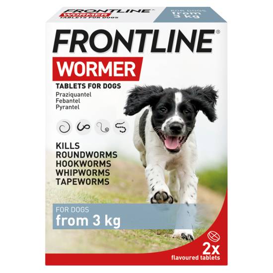 Frontline Wormer Flavoured Tablets For Dogs