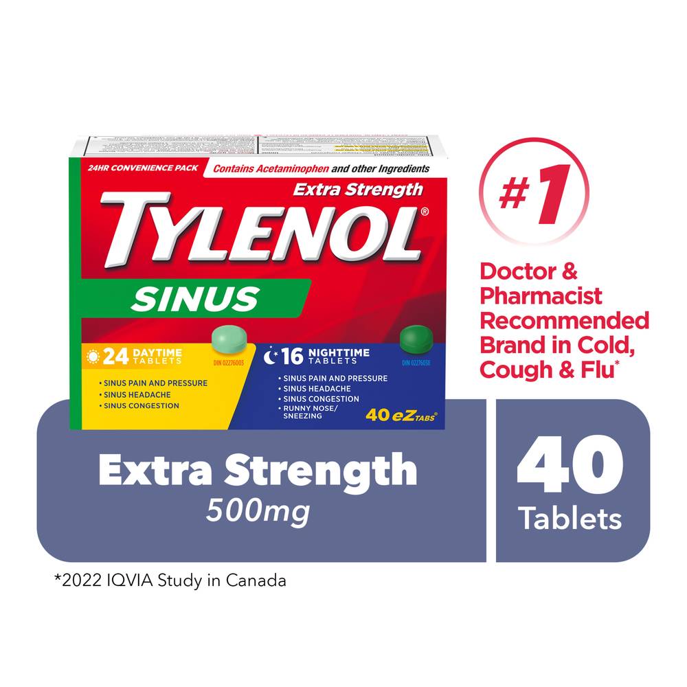 Tylenol Sinus Dt/Nt Combo (30 g)