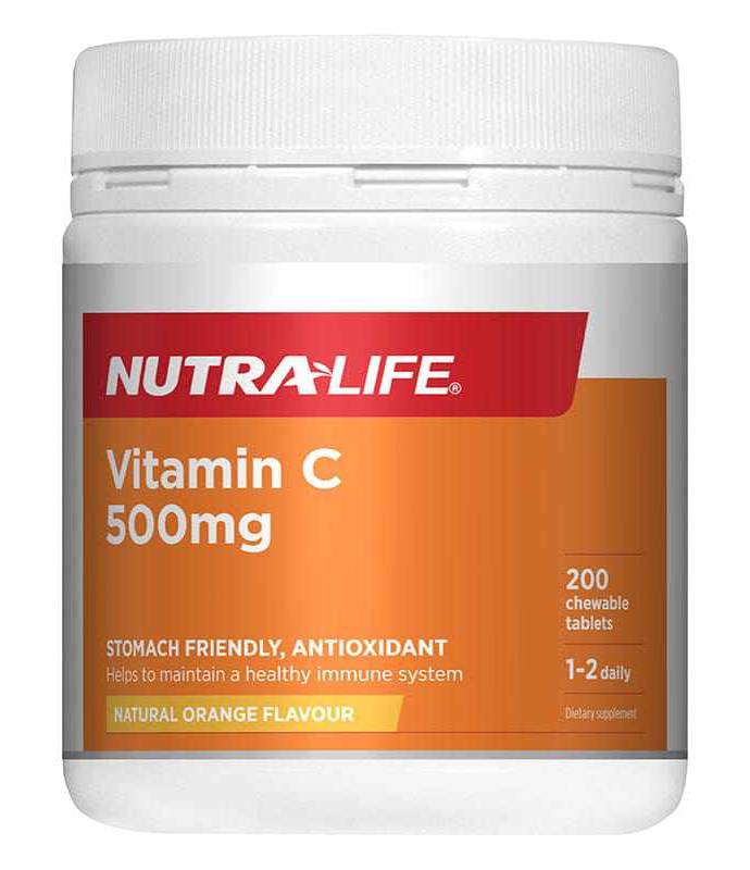 Nutra-Life Vitamin C 500mg Tablets 200s