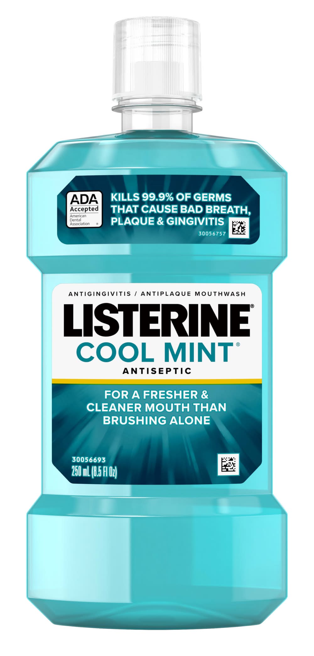 Listerine Oral Care For Bad Breath Antiseptic Mouthwash, Cool Mint (8.5 fl oz)