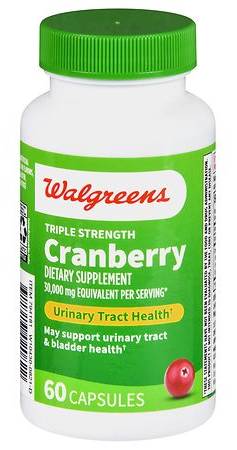 Walgreens Triple Strength Cranberry Capsules (60 ct)