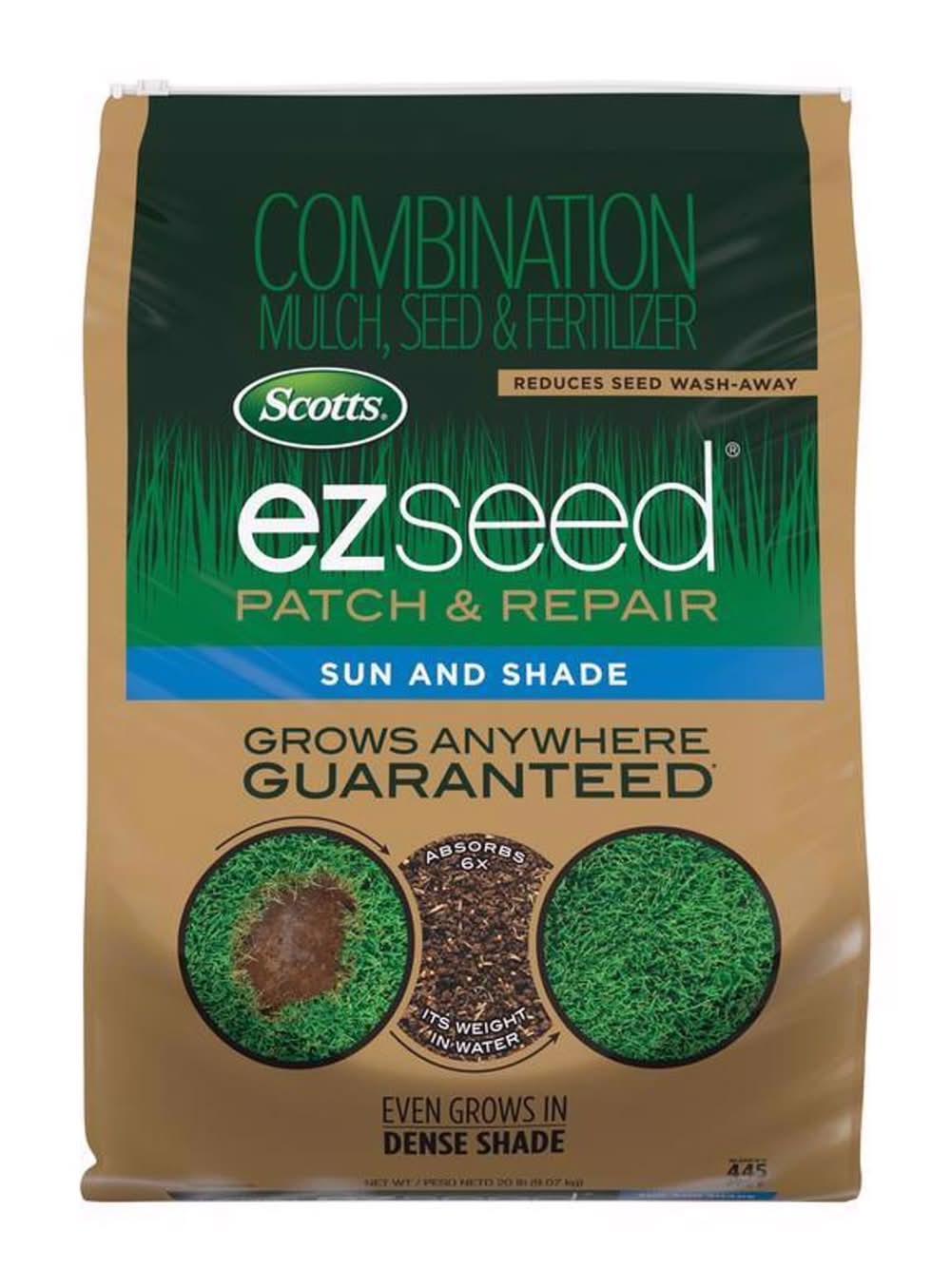 Scotts Ez Seed Mixed Sun Or Shade Grass Spot Repair Mix 20 Lb