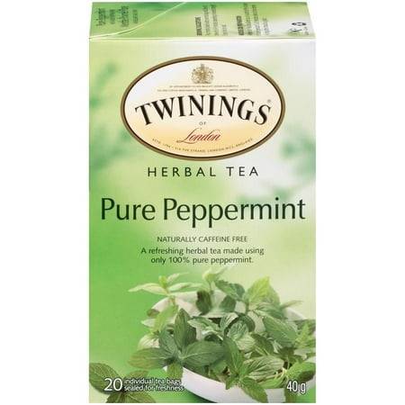 Twinings tisane à la menthe poivrée pure (20 unités) - pure peppermint herbal tea (20 units)