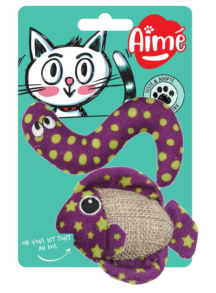 Jouet chat duo AIME