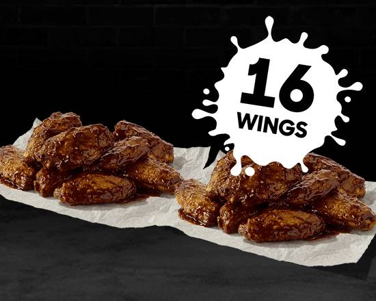 16 BBQ Chicken Wings
