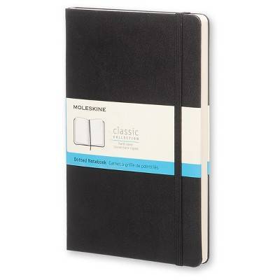 Moleskine Classic Hard Cover 5 X 7.75 Inch Dotted Black Notebook