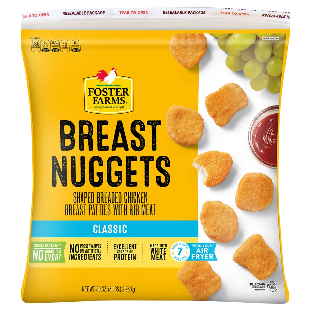 Foster Farms Chicken Breast Nuggets (80 oz)