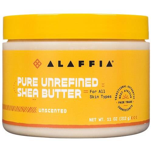 Alaffia Unrefined Shea Butter Unscented - 11.0 oz
