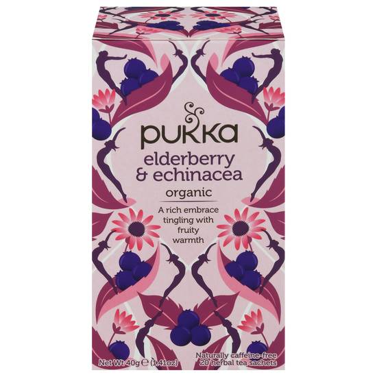 Pukka Organic Elderberry and Echinacea Herbal Tea