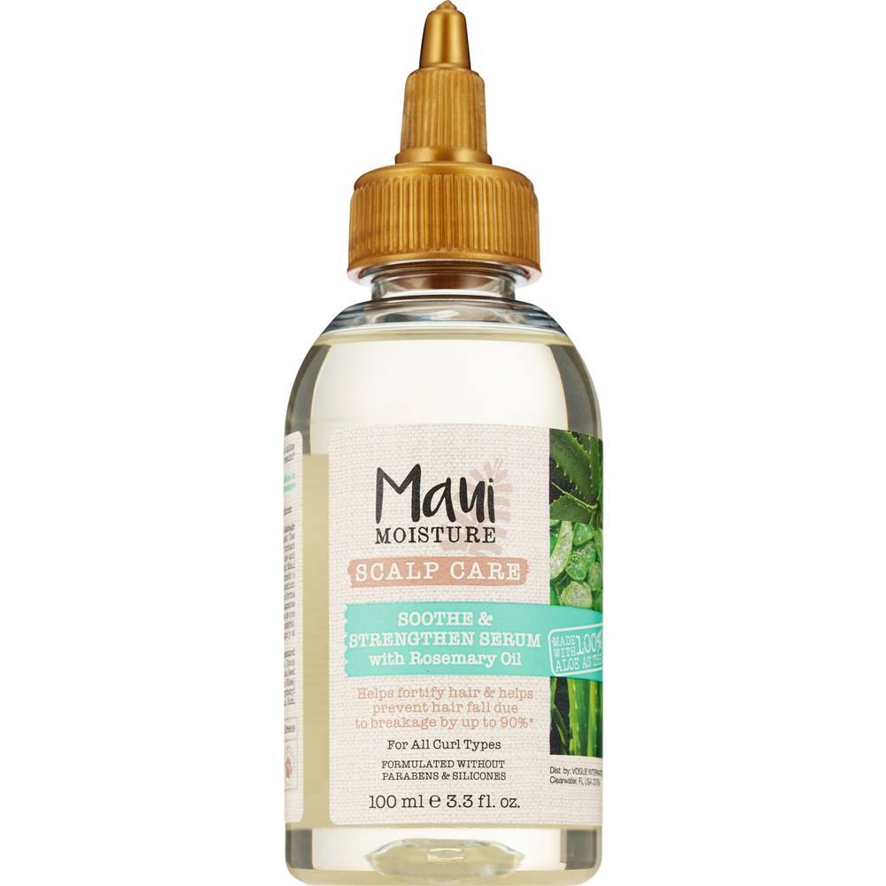 Maui Moisture Scalp Care Soothe & Strengthen Serum, 3.3 Oz