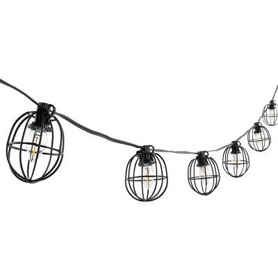 Garnet Led Outdoor String Ligh - Black - Safavieh..