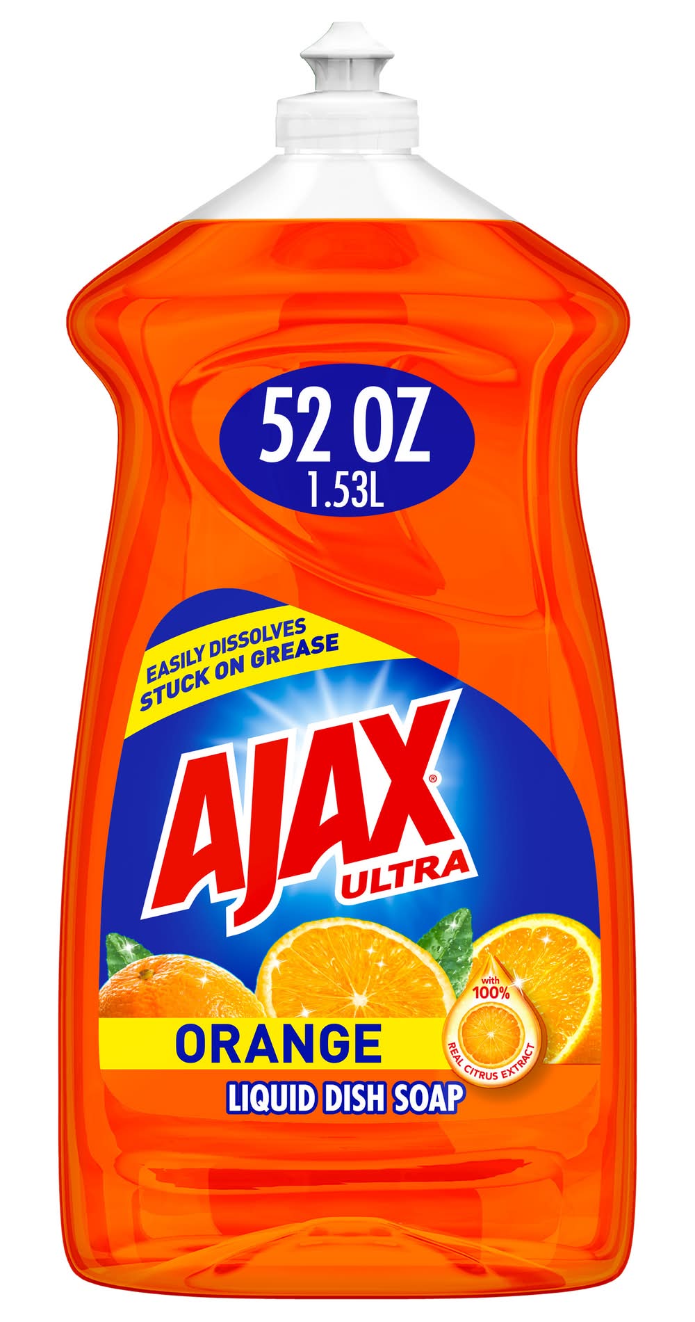 Ajax Ultra Liquid Dish Soap, Orange (52 fl oz)
