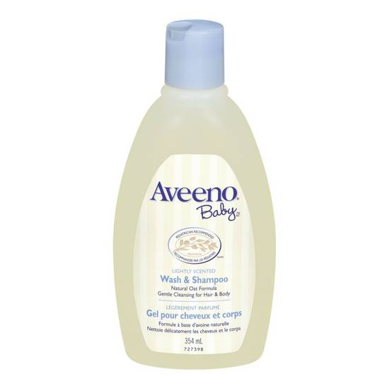 Aveeno Baby Lightly Scented Wash & Shampoo (354 ml)
