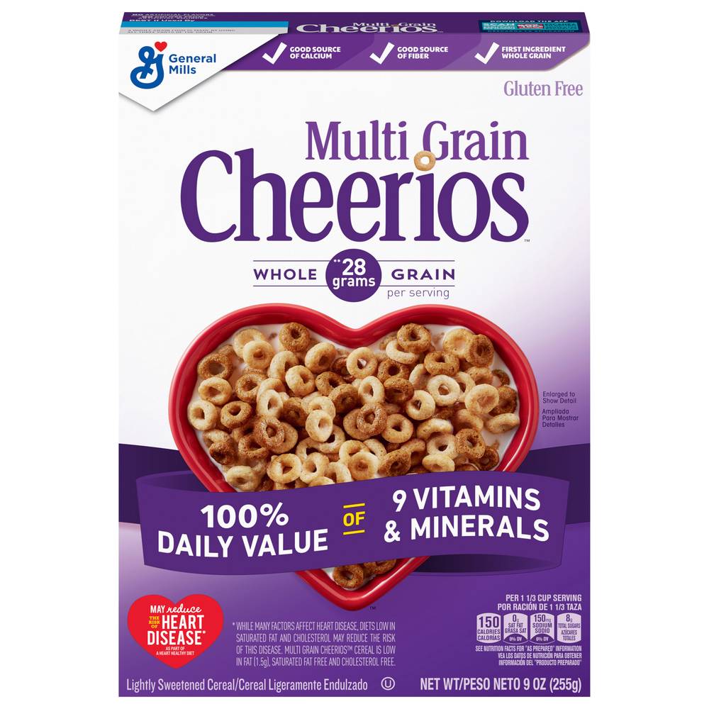 Cheerios Gluten Free Multigrain Oats Cereal (9 oz)