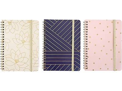 Carolina Pad Keep It in Line Personal Notebook College Ruled 80 Sheets Assorted Colors (5x7)