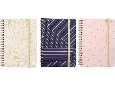 Carolina Pad Keep It in Line Personal Notebook College Ruled 80 Sheets Assorted Colors, 5x7