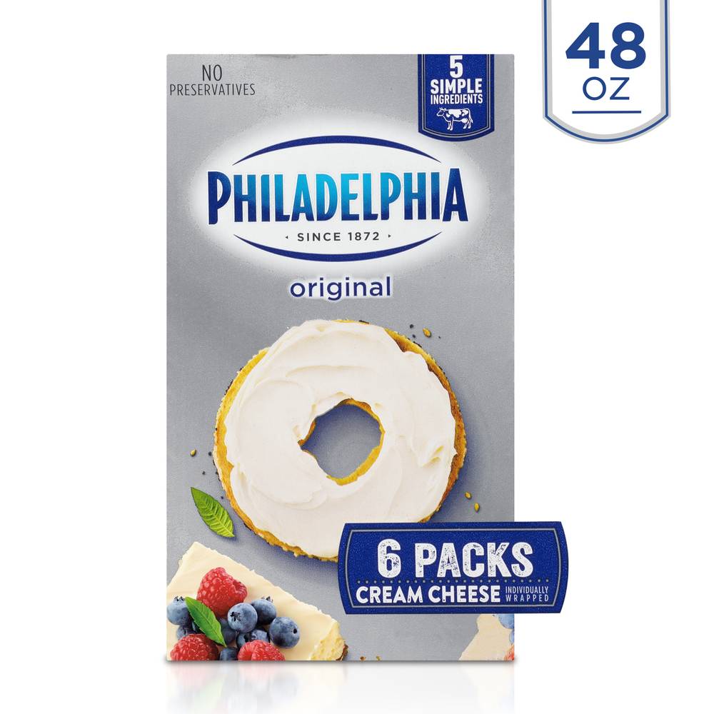 Philadelphia Original Cream Cheese (48 oz, 6 ct)