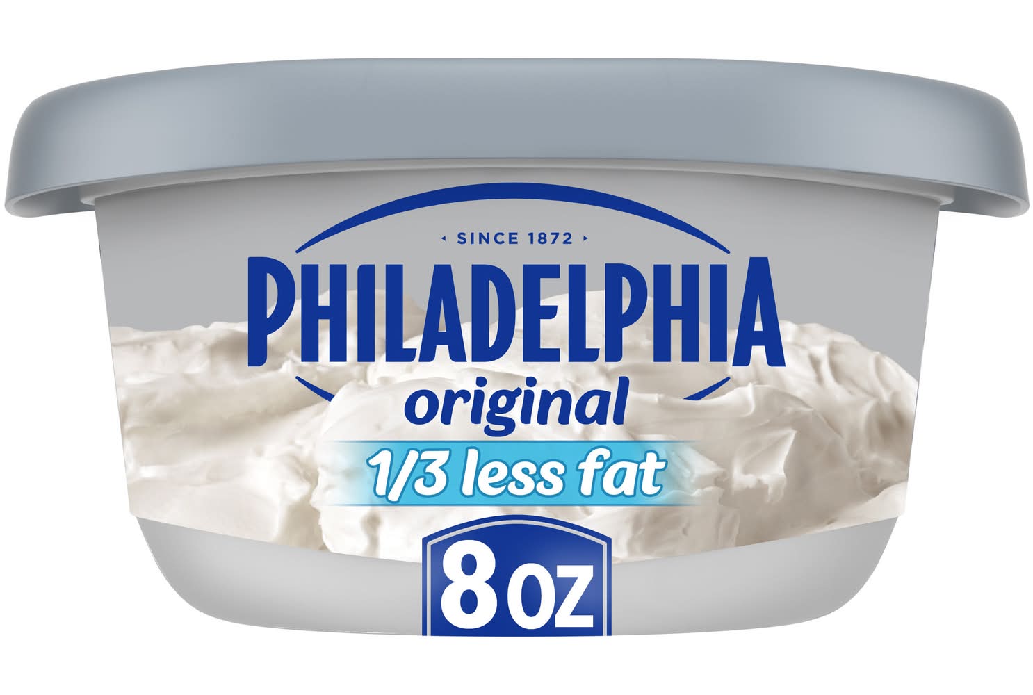 Philadelphia Reduced Less Fat Cream Cheese Spread, Original (8 oz)