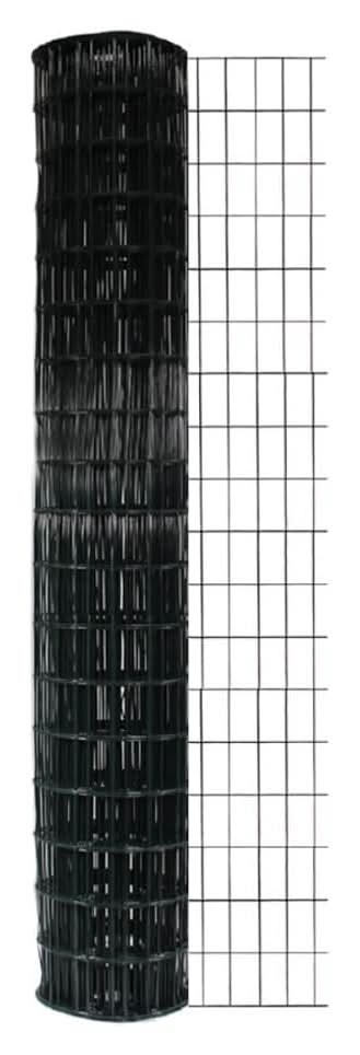 GARDEN CRAFT 50-ft x 6-ft Black PVC coated steel Welded Wire Rolled Fencing 2-in x 3-in - Mesh Size