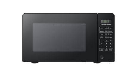 Hamilton Beach 0.7 Cu ft 700w Compact Size Microwave, Black