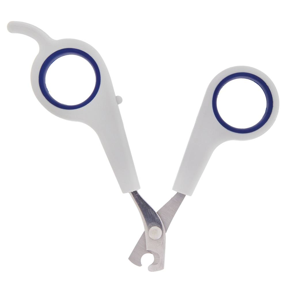 Whisker City Cat Nail Scissors, 4.37 in., Grey-Blue