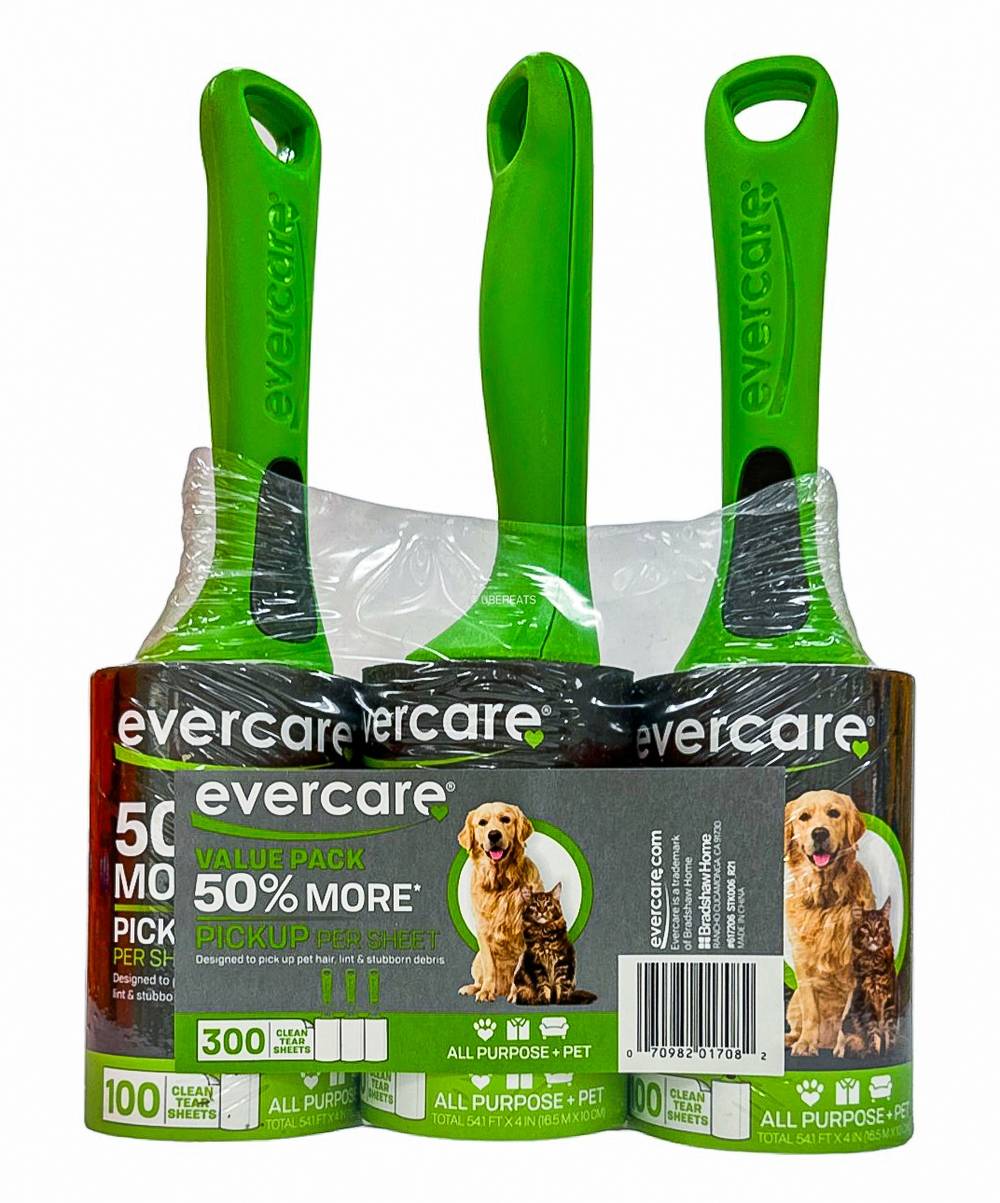 Evercare Value pack Pet Lint Roller, 54.1'*4" (3 ct)