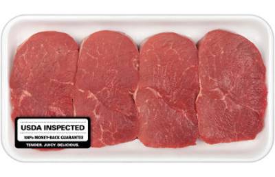 Beef Usda Choice Chuck Mock Tender Steak Extreme Value Pack - 3.5 Lb