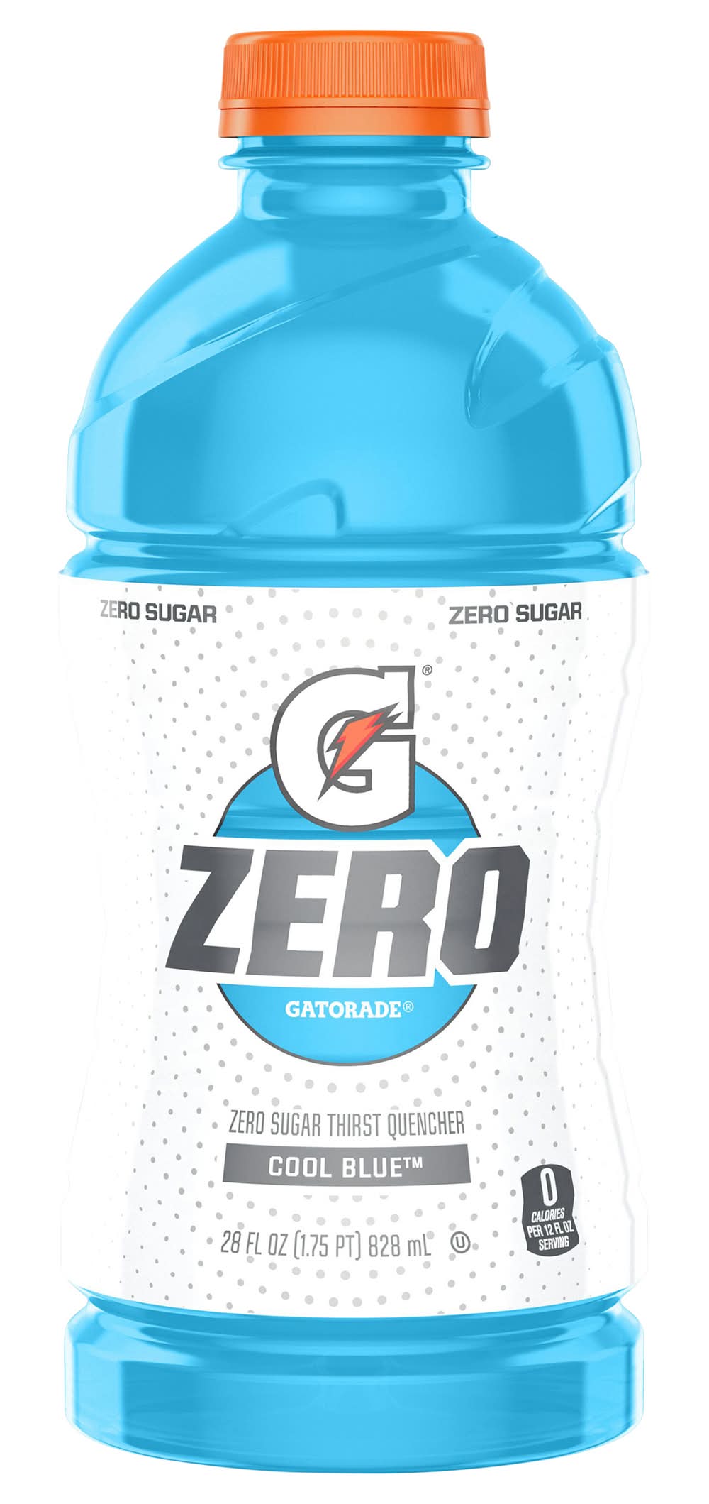 Gatorade Zero Sugar Thirst Quencher Sports Drink, Cool Blue (28 fl oz)