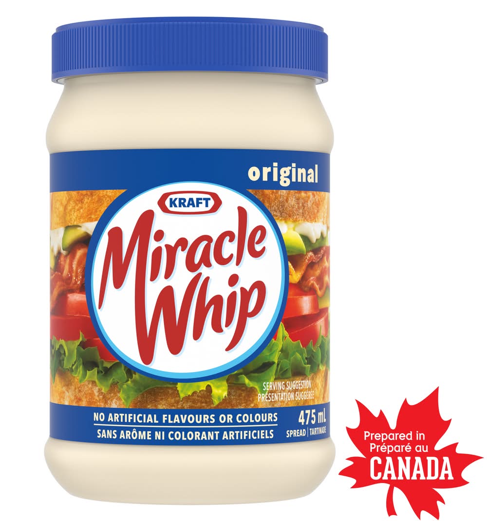 Kraft miracle whip tartinade originale - original spread (475 ml)
