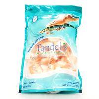 Frozen Shrimp - 16/20, Cooked, Peeled & Deveined, Tail-on, IQF - 2 lb bag (5 Units per Case)