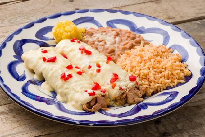 CHICKEN AND SOUR CREAM ENCHILADAS