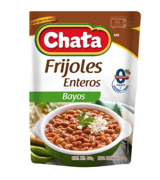 Chata frijoles enteros bayos (doypack 400 g)