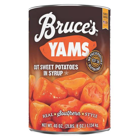 Bruce's Yams Cut Sweet Potatoes in Syrup (40 oz)