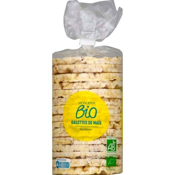 Monoprix Bio Galettes De Maïs Bio Le Paquet De 115 G