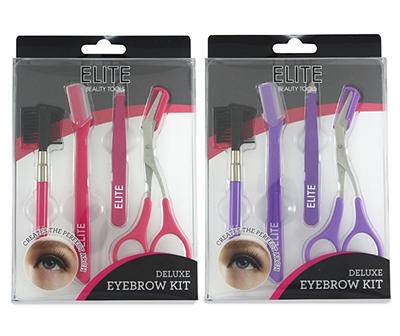 Elite Deluxe Eyebrow Kits (2 ct) (pink-purple)