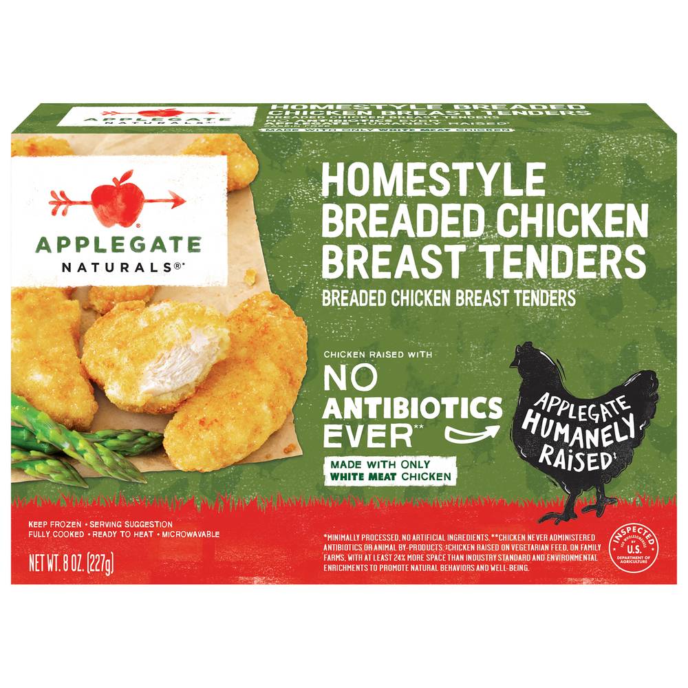 Applegate Homestyle Breaded Chicken Breast Tenders (8 oz)