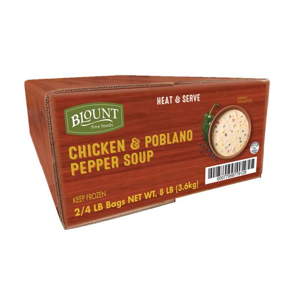 Blount Chicken And Poblano Pepper Soup (2 ct, 4 lb)