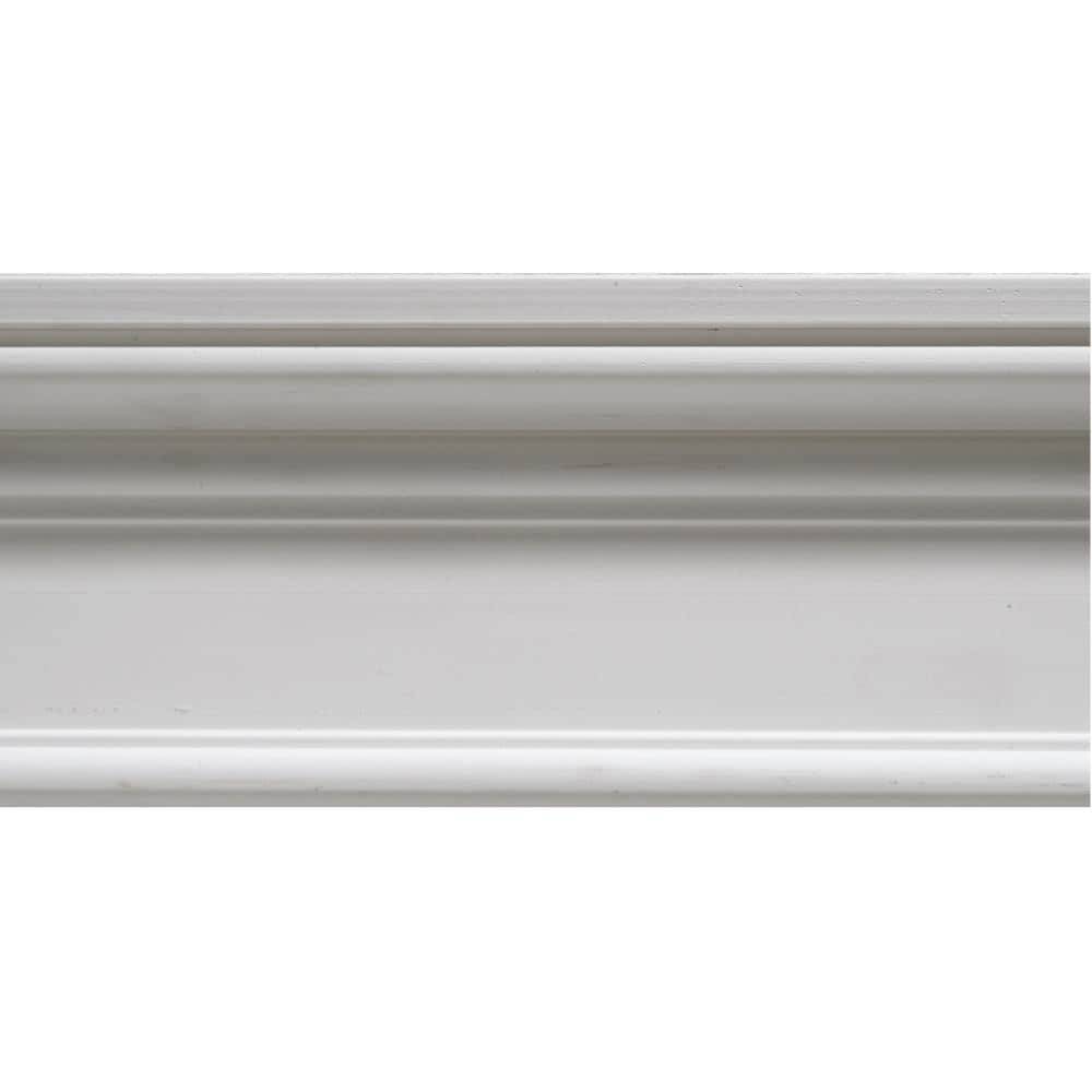 Ornamental Mouldings 1-1/16-in x 3-1/2-in x 8-ft Primed White Hardwood Casing | OML13G-8FTWHW