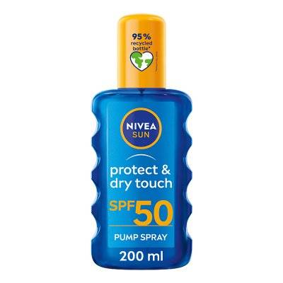 NIVEA SUN Protect & Dry Touch Sun Cream Spray SPF50 (200ml)