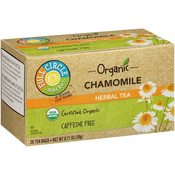 Full Circle Organic Chamomile Herbal Tea, 20Ct Bags