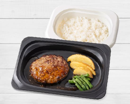 ハンバーグ てりやきソース弁当