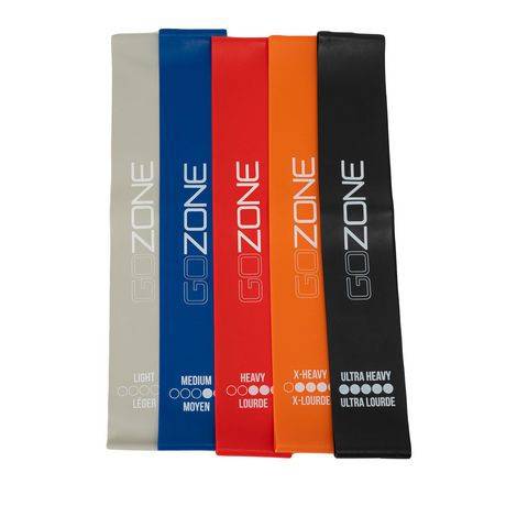 Gozone Looped Resistance Bands (5 pack)